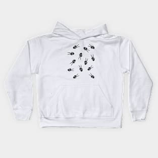 Skeleton pattern 2. Kids Hoodie